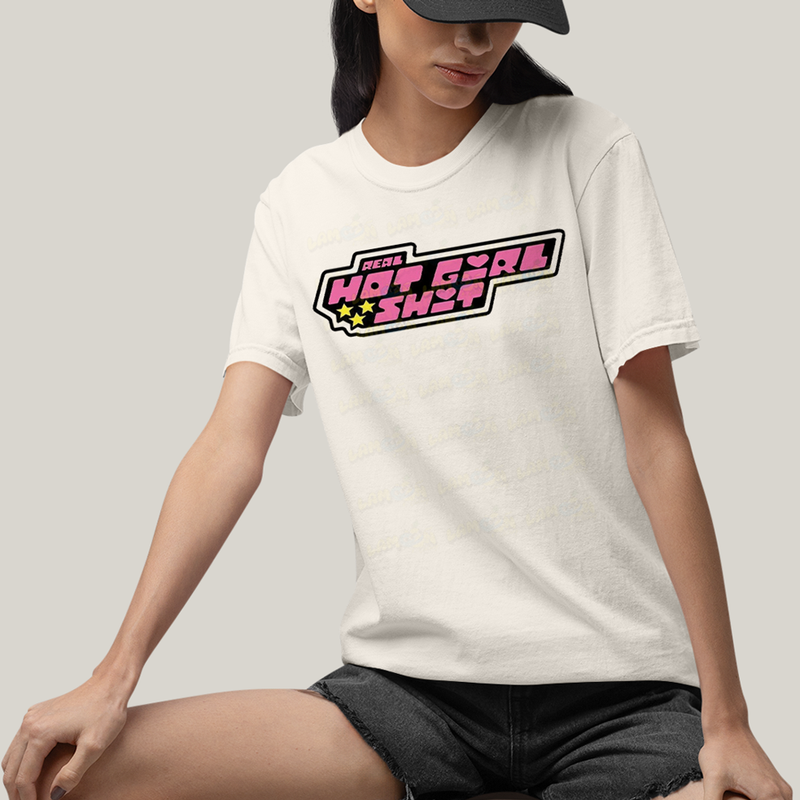 Camiseta Algodão Unissex T shirt Real Hot Girl Shit
