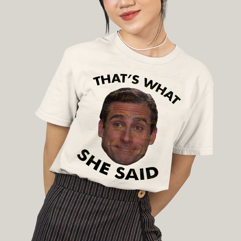 Camiseta Algodão Unissex T shirt Michael Scott Rosto The Office