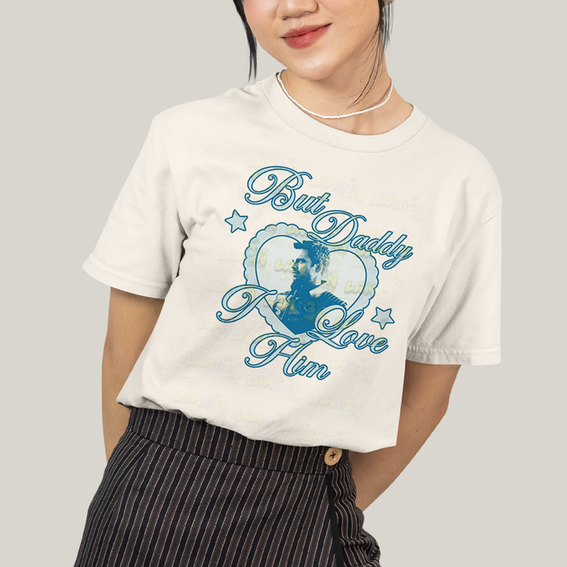 Camiseta Algodão Unissex T shirt Sebastian Stan Bucky Barnes Soldado Invernal Azul