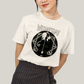 Camiseta Algodão Unissex T shirt Wandinha Wednesday Black White