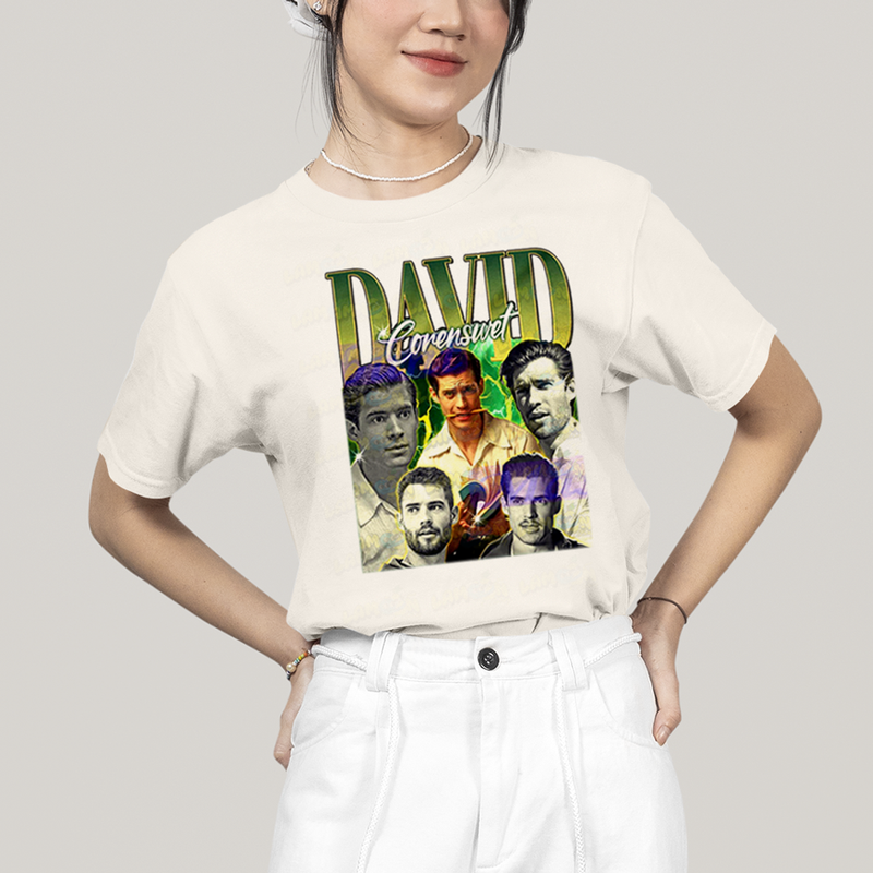 Camiseta Algodão Unissex T shirt Superman David Corenswet Verde