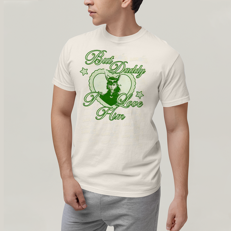 Camiseta Algodão Unissex T shirt Loki Mas Papai Eu o Amo