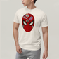 Camiseta Algodão Unissex T shirt Homem Aranha Rosto Figurinhas