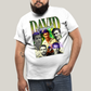 Camiseta Plus Size Algodão Unissex T shirt Superman David Corenswet Verde
