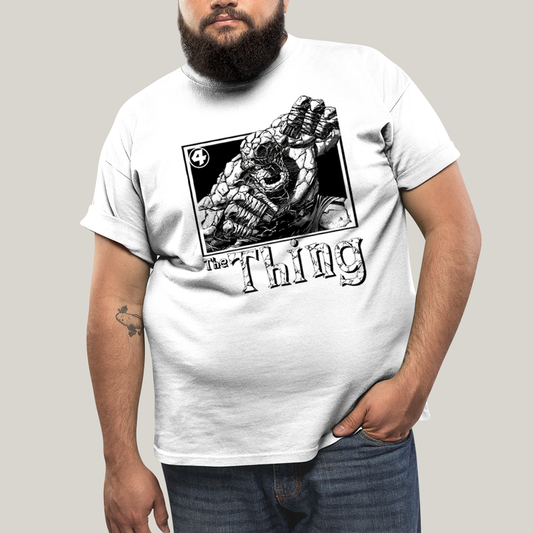 Camiseta Plus Size Algodão Unissex T shirt Quarteto Fantástico The Thing