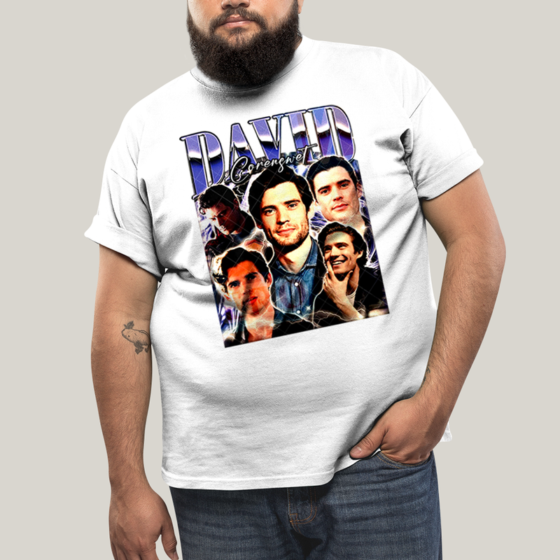 Camiseta Plus Size Algodão Unissex T shirt Superman David Corenswet 3