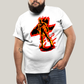 Camiseta Plus Size Algodão Unissex T shirt Quarteto Fantástico Tocha Humana 4