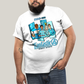 Camiseta Plus Size Algodão Unissex T shirt Quarteto Fantástico Primeiros Passos Cartunesco