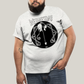Camiseta Plus Size Algodão Unissex T shirt Wandinha Wednesday Black White