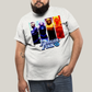 Camiseta Plus Size Algodão Unissex T shirt Quarteto Fantástico Fantastic Four 4