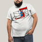 Camiseta Plus Size Algodão Unissex T shirt Superman Wasted
