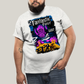 Camiseta Plus Size Algodão Unissex T shirt Quarteto Fantástico vs Galactus Capa de HQ