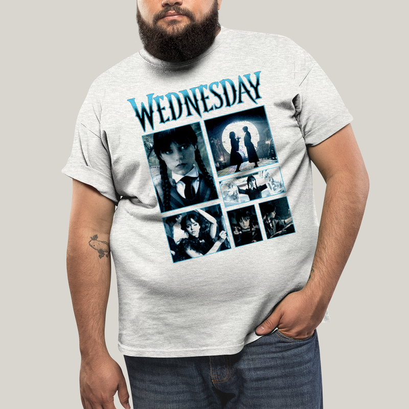 Camiseta Plus Size Algodão Unissex T shirt Wandinha Wednesday 1