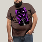 Camiseta Plus Size Algodão Unissex T shirt Quarteto Fantástico Galactus & Surfista Prateado