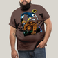 Camiseta Plus Size Algodão Unissex T shirt O Quarteto Fantástico Cartoon