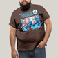 Camiseta Plus Size Algodão Unissex T shirt The Fantastic Four First Steps 1