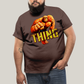 Camiseta Plus Size Algodão Unissex T shirt Quarteto Fantástico Thing Coisa