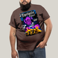 Camiseta Plus Size Algodão Unissex T shirt Quarteto Fantástico vs Galactus Capa de HQ