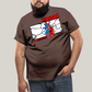 Camiseta Plus Size Algodão Unissex T shirt Superman Wasted