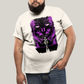 Camiseta Plus Size Algodão Unissex T shirt Quarteto Fantástico Galactus & Surfista Prateado