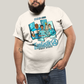 Camiseta Plus Size Algodão Unissex T shirt Quarteto Fantástico Primeiros Passos Cartunesco
