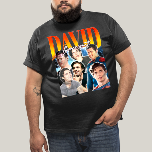 Camiseta Plus Size Algodão Unissex T shirt Superman David Corenswet 2