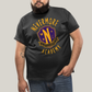Camiseta Plus Size Algodão Unissex T shirt Wandinha Unitas Est Invicta Nevermore Academy
