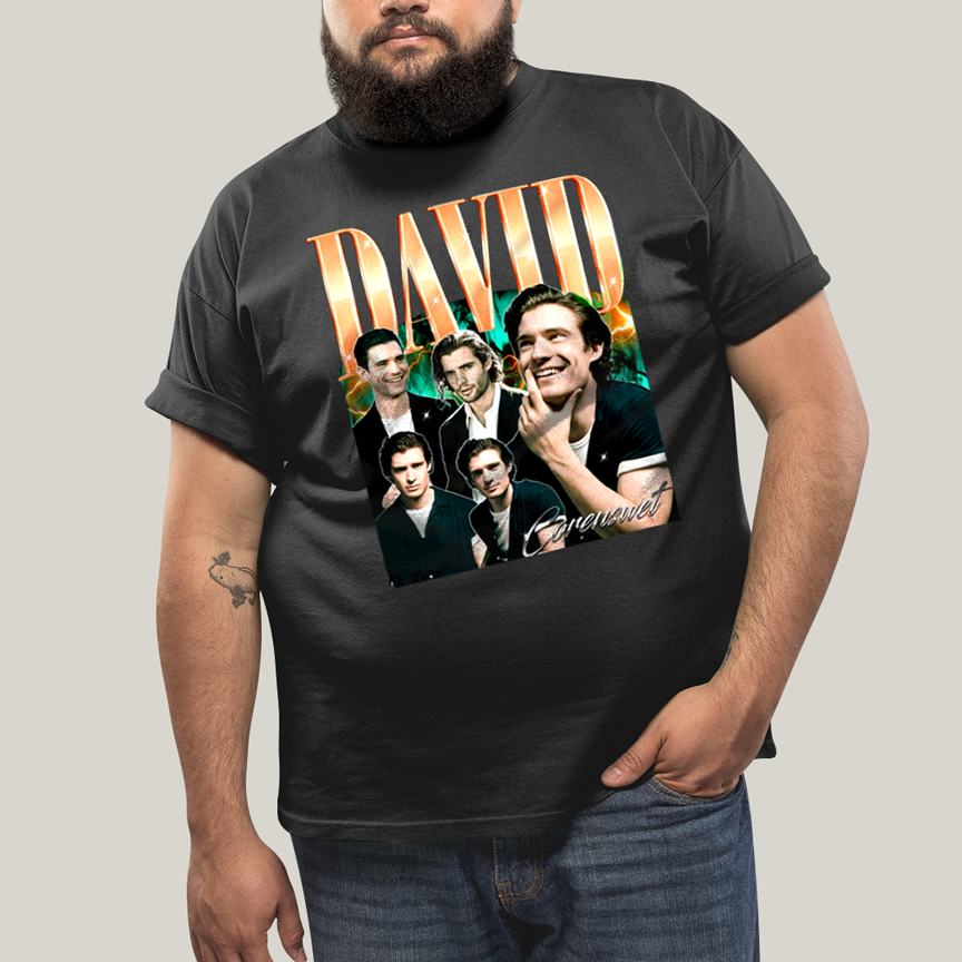 Camiseta Plus Size Algodão Unissex T shirt Superman David Corenswet 1