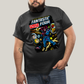 Camiseta Plus Size Algodão Unissex T shirt Quarteto Fantástico & Galactus Capa HQ
