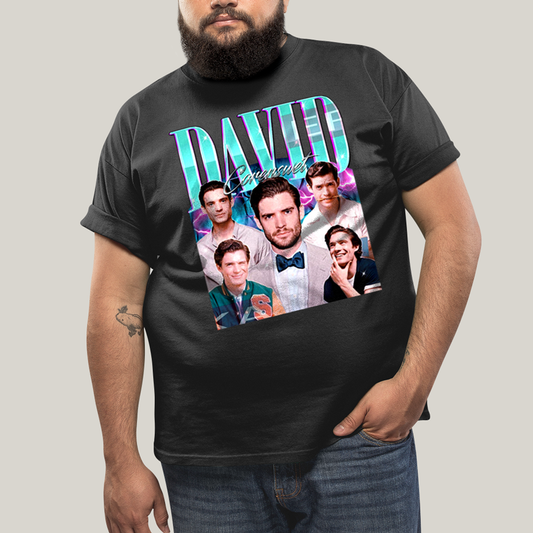 Camiseta Plus Size Algodão Unissex T shirt Superman David Corenswet