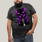 Camiseta Plus Size Algodão Unissex T shirt Quarteto Fantástico Galactus & Surfista Prateado