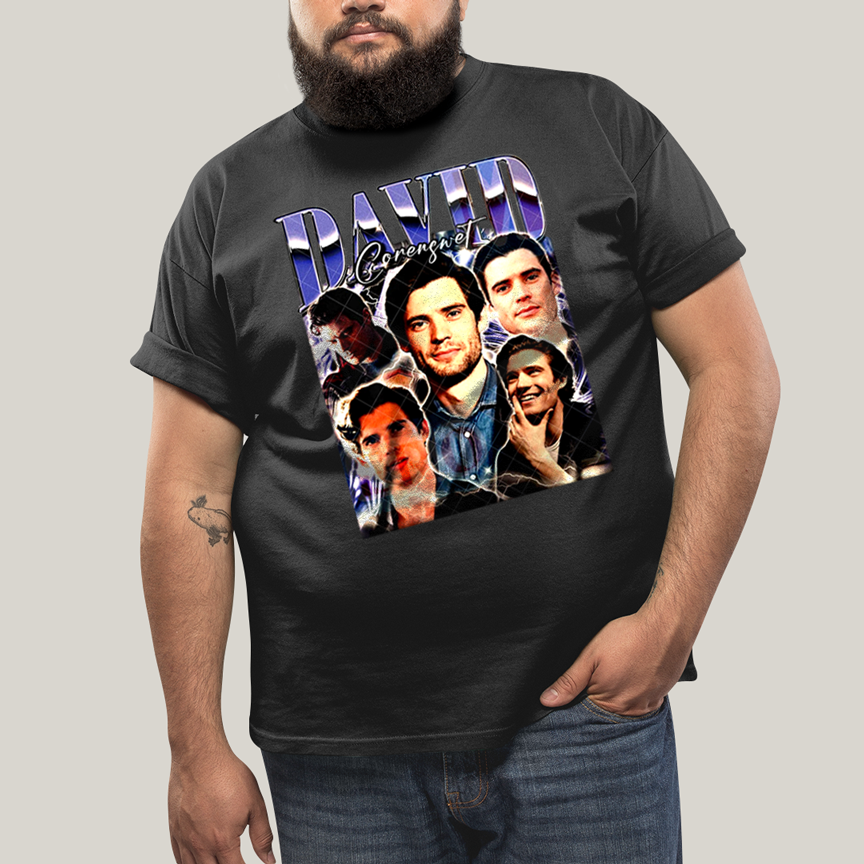 Camiseta Plus Size Algodão Unissex T shirt Superman David Corenswet 3