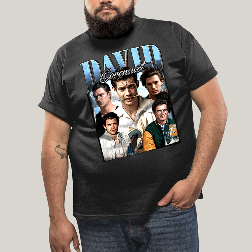 Camiseta Plus Size Algodão Unissex T shirt Superman David Corenswet Azul 1