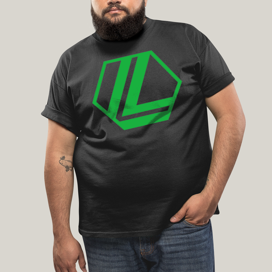 Camiseta Plus Size Algodão Unissex T shirt Superman Lex Luthor Logo Verde