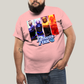 Camiseta Plus Size Algodão Unissex T shirt Quarteto Fantástico Fantastic Four 4