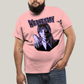 Camiseta Plus Size Algodão Unissex T shirt Wandinha Roxo Wednesday