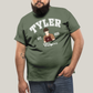 Camiseta Plus Size Algodão Unissex T shirt Wandinha Tyler Est 2022