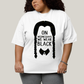 Camiseta Plus Size Algodão Unissex T shirt Wandinha Na Quarta Feira Usamos Preto