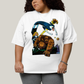 Camiseta Plus Size Algodão Unissex T shirt O Quarteto Fantástico Cartoon