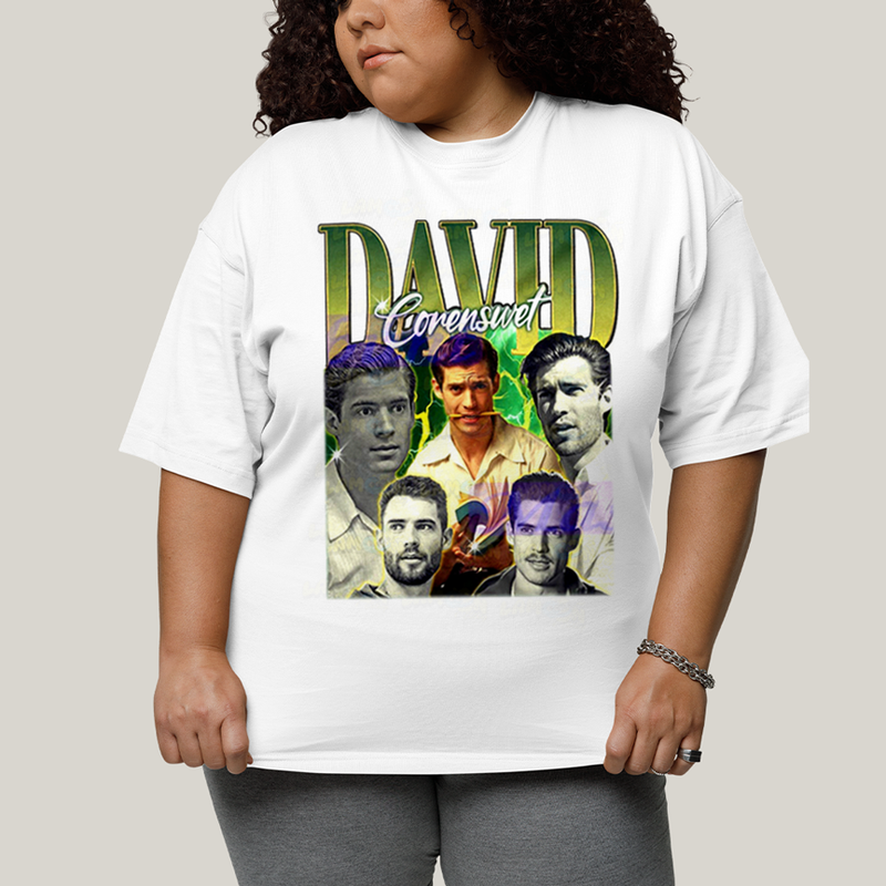 Camiseta Plus Size Algodão Unissex T shirt Superman David Corenswet Verde