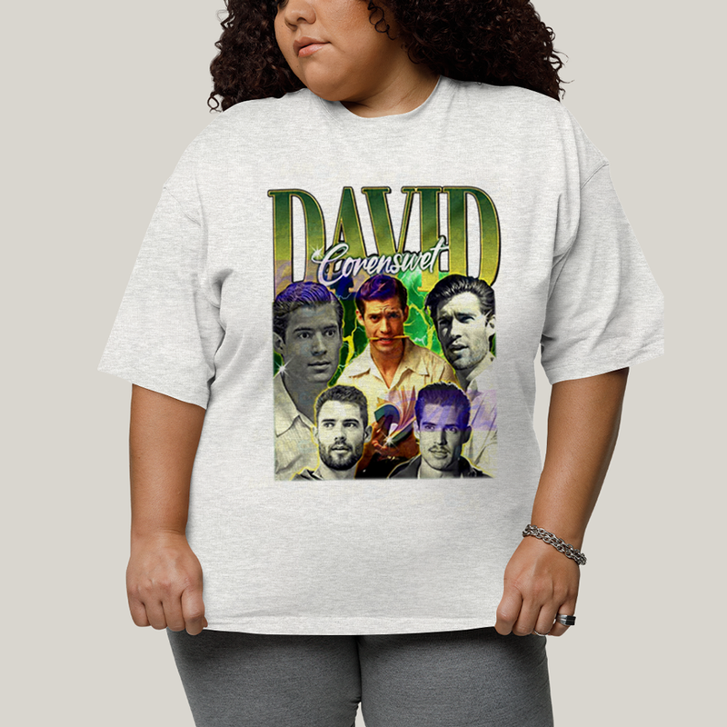 Camiseta Plus Size Algodão Unissex T shirt Superman David Corenswet Verde