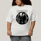 Camiseta Plus Size Algodão Unissex T shirt Wandinha Wednesday Black White