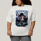Camiseta Plus Size Algodão Unissex T shirt Wandinha Wednesday Blue