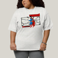 Camiseta Plus Size Algodão Unissex T shirt Superman Wasted
