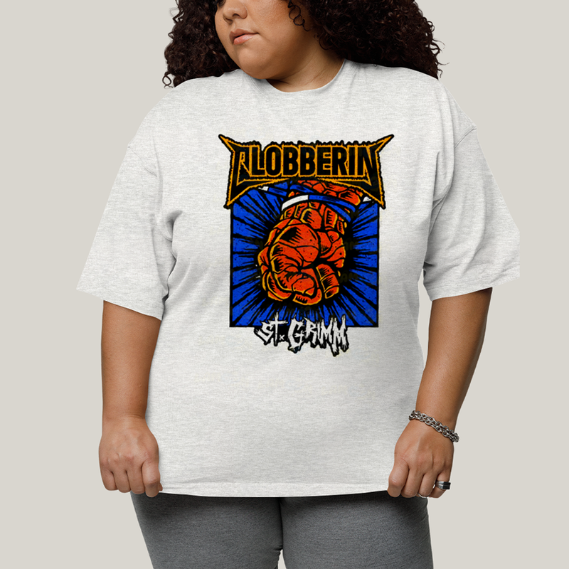 Camiseta Plus Size Algodão Unissex T shirt Quarteto Fantástico Punho do Coisa