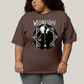 Camiseta Plus Size Algodão Unissex T shirt Wandinha Wednesday Black White