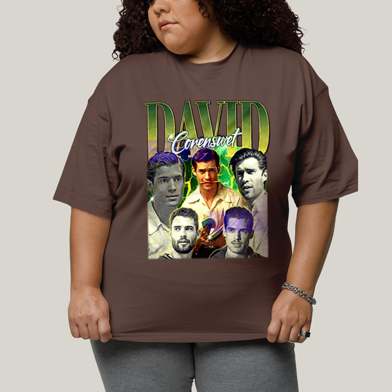 Camiseta Plus Size Algodão Unissex T shirt Superman David Corenswet Verde