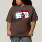 Camiseta Plus Size Algodão Unissex T shirt Superman Wasted
