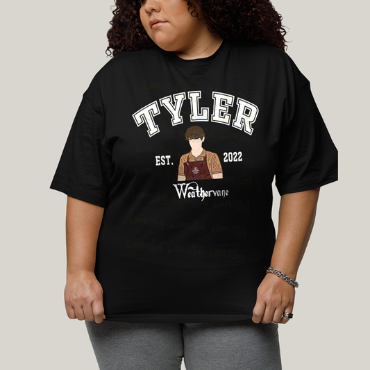 Camiseta Plus Size Algodão Unissex T shirt Wandinha Tyler Est 2022