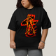 Camiseta Plus Size Algodão Unissex T shirt Quarteto Fantástico Tocha Humana 4